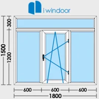 PVC and aluminium window and d